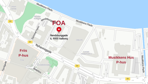 FOA Nordjylland, Rendsburggade 6, Aalborg.